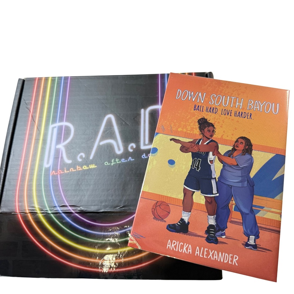 Down South Bayou Aricka Alexander Hardcover Rainbow Book Box Sprayed Edges NEW